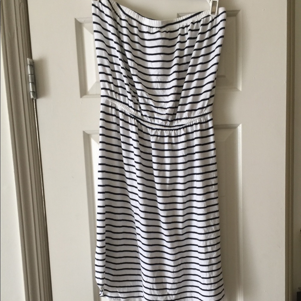 Blue and white small old navy dress